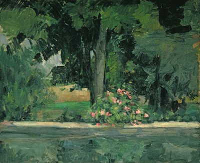 The Lake at Jas de Bouffan, c.1873-76 by Paul Cézanne